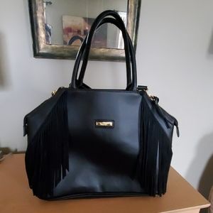 Iman leather handbag